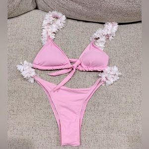 Pink Floral Bikini🌸
